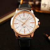 Yazole Brand Luxury Famous Men Watches Business Leather Watch Male Clock Fashion Leisure Dress Quartz Watch Relogio Masculino - Zodfashion