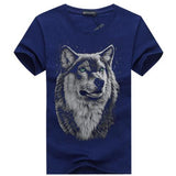 3D Wolf head T-shirt - Zodfashion