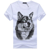 3D Wolf head T-shirt - Zodfashion