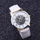 Watches Men Rreloj Hombre Golden hollow watch, Luxury Casual steel Business Imitate Mechanical Watch Male clock relogio - Zodfashion