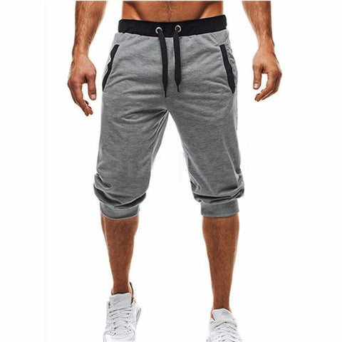 New Fashion Mens Baggy Jogger Casual Slim Harem Short Slacks Casual Soft Cotton Trousers Shorts - Zodfashion