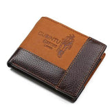 GUBINTU Genuine Leather Men Wallets Coin Pocket Zipper Real Men's Leather Wallet with Coin High Quality Male Purse cartera - Zodfashion