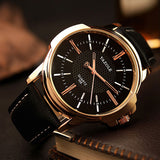 Rose Gold Wrist Watch Men 2018 Top Brand Luxury Famous Male Clock Quartz Watch Golden Wristwatch Quartz-watch Relogio Masculino - Zodfashion