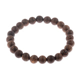 Amader 8mm New Natural Wood Beads Bracelets Men Black Ethinc Meditation White Bracelet Women Prayer Jewelry Yoga ABJ005 - Zodfashion