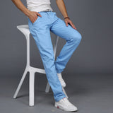 Men Casual Pants spring summer New Fashion 2018 multi color Slim long pants Straight  Male Pocket men's trousers pantalon hombre - Zodfashion