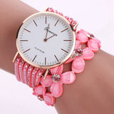 Fashion Geneva Creative Watches Women Casual Elegant Quartz Bracelet ladies Watch Crystal Diamond Wrist Watch Gift Reloj Mujer - Zodfashion