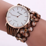 Fashion Geneva Creative Watches Women Casual Elegant Quartz Bracelet ladies Watch Crystal Diamond Wrist Watch Gift Reloj Mujer - Zodfashion