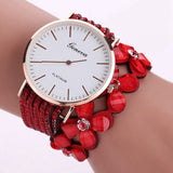 Fashion Geneva Creative Watches Women Casual Elegant Quartz Bracelet ladies Watch Crystal Diamond Wrist Watch Gift Reloj Mujer - Zodfashion