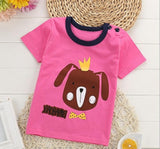 2018 New Fashion Cartoon 100% Cotton Short Sleeve Children Kids T-shirts 2-7 Years Boys Girls Tshirts Baby Girls Clothes - Zodfashion