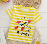 2018 New Fashion Cartoon 100% Cotton Short Sleeve Children Kids T-shirts 2-7 Years Boys Girls Tshirts Baby Girls Clothes - Zodfashion