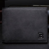 Fashion 2018 Men Wallets Mens Wallet with Coin Bag Zipper Small Money Purses New Design Dollar Slim Purse Money Clip Wallet - Zodfashion