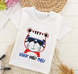 2018 New Fashion Cartoon 100% Cotton Short Sleeve Children Kids T-shirts 2-7 Years Boys Girls Tshirts Baby Girls Clothes - Zodfashion