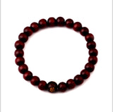 New Fashion Natural Wooden Beaded Root Chakra Jewery & Hip Hop Bead Bracelet Buddha Word Jewelry For Men Women gift Special sale - Zodfashion