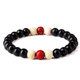 New Fashion Natural Wooden Beaded Root Chakra Jewery & Hip Hop Bead Bracelet Buddha Word Jewelry For Men Women gift Special sale - Zodfashion