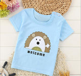 2018 New Fashion Cartoon 100% Cotton Short Sleeve Children Kids T-shirts 2-7 Years Boys Girls Tshirts Baby Girls Clothes - Zodfashion