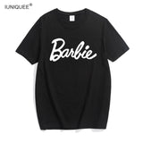 Barbie Letter Print Cotton T-Shirt - Zodfashion