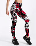 Leggings Skull&flower - Zodfashion