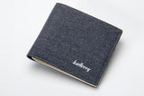 Baellerry Brands Canvas Wallet men Simple Casual Style short men wallet purse small clutch male wallet Top Quality ! ! ! - Zodfashion