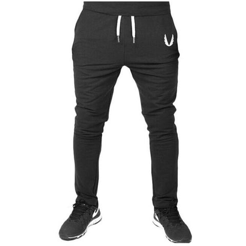 Men Joggers Fall 2018 New Han Edition Embroidery Mens Sweatpants Leisure Cultivate One's Morality Pants Men's Trousers - Zodfashion