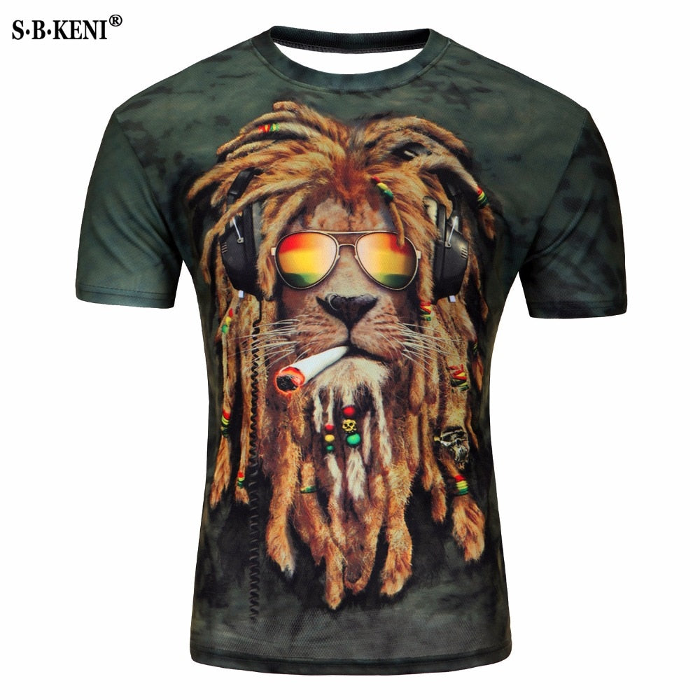 3D T shirt Short Sleeve - Zodfashion