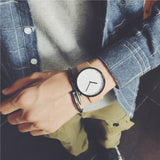 Minimalist stylish men quartz watches drop shipping 2018 new fashion simple black clock BGG brand male wristwatches gifts - Zodfashion