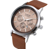 2018 Mens Watches NORTH Brand Luxury Casual Military Quartz Sports Wristwatch Leather Strap Male Clock watch relogio masculino - Zodfashion