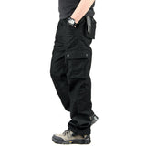 Men's Cargo Pants Casual Mens Pant Multi Pocket Military Overall Men Outdoors High Quality Long Trousers 30-44 Plus size - Zodfashion