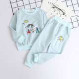 Children Clothing 2018 Autumn Winter Girls Clothes 2pcs Set Christmas Outfit Kids Clothes Tracksuit Suit For Girls Clothing Sets - Zodfashion