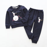 Children Clothing 2018 Autumn Winter Girls Clothes 2pcs Set Christmas Outfit Kids Clothes Tracksuit Suit For Girls Clothing Sets - Zodfashion