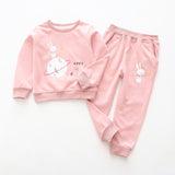 Children Clothing 2018 Autumn Winter Girls Clothes 2pcs Set Christmas Outfit Kids Clothes Tracksuit Suit For Girls Clothing Sets - Zodfashion