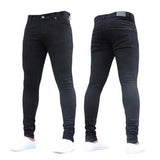 NIBESSER mens brand Skinny jeans Pant Casual Trousers 2018 denim black jeans homme stretch pencil Pants Plus Size streetwear 3XL - Zodfashion