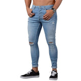 NIBESSER mens brand Skinny jeans Pant Casual Trousers 2018 denim black jeans homme stretch pencil Pants Plus Size streetwear 3XL - Zodfashion